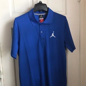 Jordan Nike blue polo